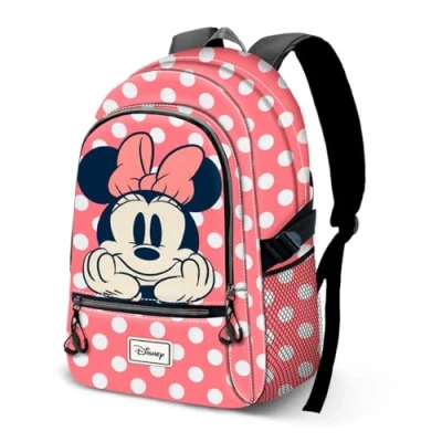 Afbeelding van Karactermania Disney Minnie Mouse Closer FIGHT FAN 2.2 Rugzak Backpack met trolley bevestiging Roze