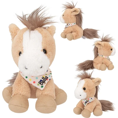 Afbeelding van Depesche SNUKIS knuffel paard Bella 18 cm