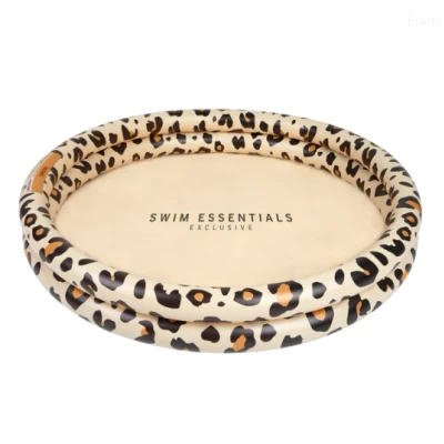 Afbeelding van Swim essentials kinderzwembad panterprint beige Ø 100 cm