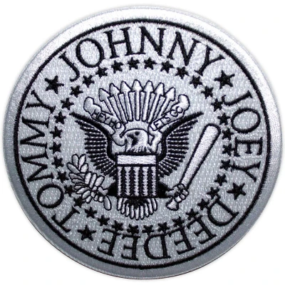 Afbeelding van Ramones Presidential Seal Patch Wit/Zwart