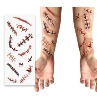 Afbeelding van Fiestas Guirca Litteken tattoo