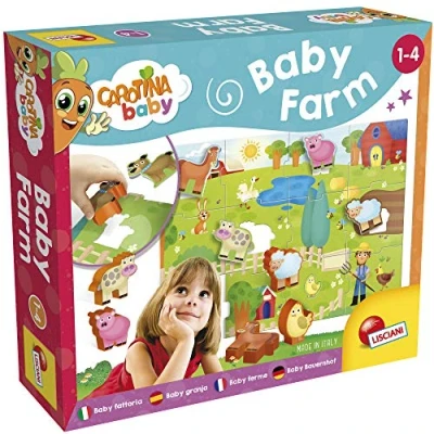 Afbeelding van Lisciani Carotina Baby boerderij educatief spel voor kinderen vanaf 1 jaar 67848