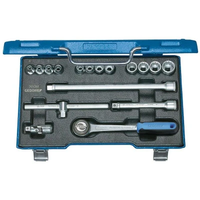 Image de GEDORE D 30 GMU 3 jeu de clés à douille 3/8 17 pcs ud 6 19 mm 6240200