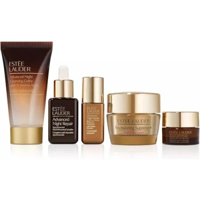 Afbeelding van Estée Lauder Lights. Camera. Glow. Repeat Travel Size Verzorgingsset