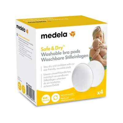 Afbeelding van Medela Zoogkompressen Wasbaar 4 stuks