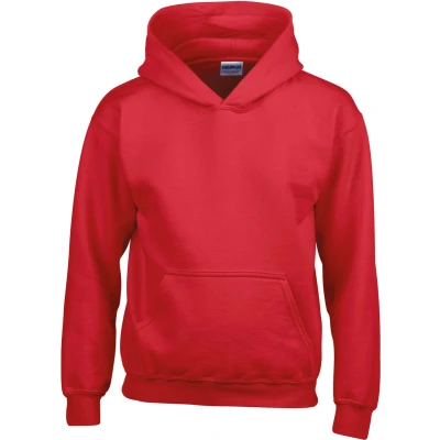 Afbeelding van Gildan Heavy Blend Classic Fit Youth Hooded Sweatshirt GI18500B Red