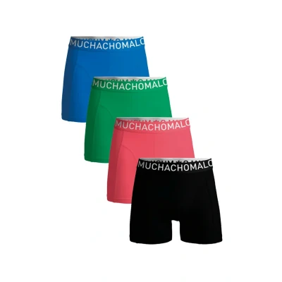 Afbeelding van Muchachomalo Heren Boxershorts 4 Pack Maat M Microfiber Mannen Onderbroeken