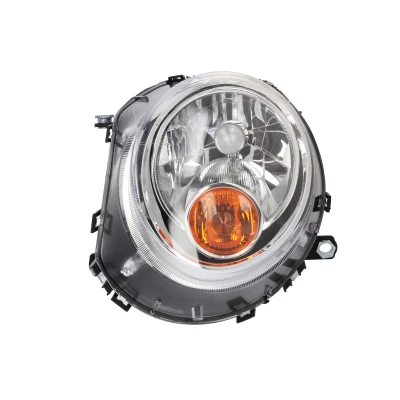 Afbeelding van TYC 20 1112 05 2 Koplampen Links H4 Geel voor rechtsrijdend verkeer Met elektromotor MINI: Hatchback, Clubman, Convertible