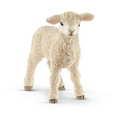 Image de schleich 13883 Agneau, dès 3 ans, FARM WORLD figurine, 5 x 2 cm
