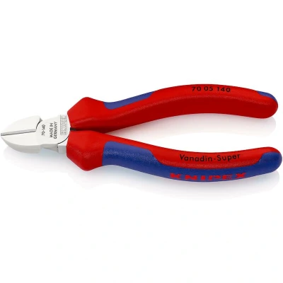 Afbeelding van Knipex 70 05 140 zijsnijtang verchroomd/comfort mm