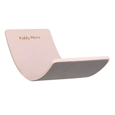 Afbeelding van KiddyMoon Balansbord voor kinderen, Montessori schommelplank, roze