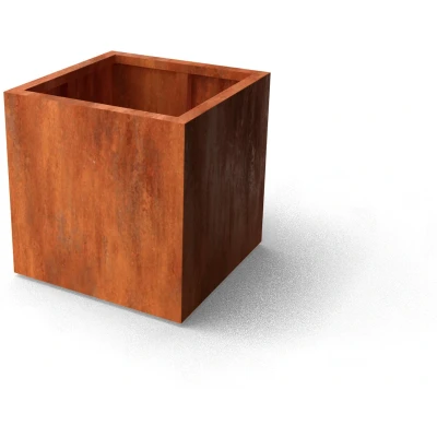 Afbeelding van Plantenbak Quadra Cortenstaal 700x700x700mm (LxBxH)