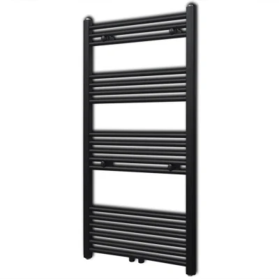 Afbeelding van Radiator/handdoekenrek recht 600x1160 mm zwart