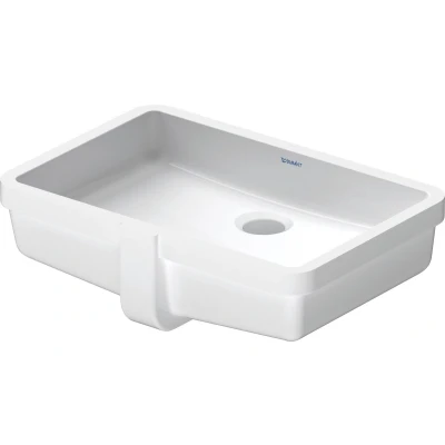 Afbeelding van Duravit Vero onderbouwwastafel voor houten console 48.5x31.5cm met overloop zonder kraanvlak wit