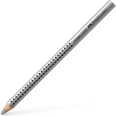 Afbeelding van Faber Castell kleurpotlood Jumbo GRIP nr. 82 zilver FC 110982
