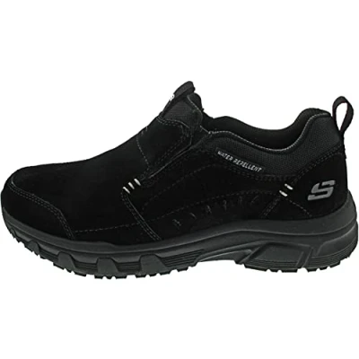 Afbeelding van Skechers OAK CANYON Sneakers voor heren, Zwarte suède rand.