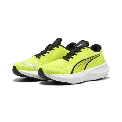 Image de PUMA Scend Pro 2 Running Chaussures, Jaune Alert/Noir, 43