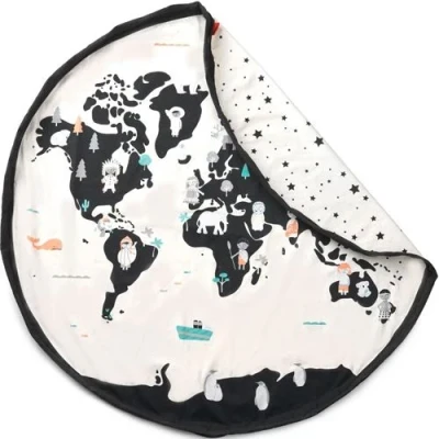 Afbeelding van Play&amp;go speelkleed en opbergzak wereldkaart