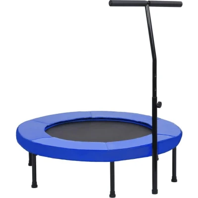 Afbeelding van Fitnesstrampoline Met Handgreep En Veiligheidsmat 102 Cm