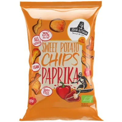 Afbeelding van John Altman Sweet Potato Chips Paprika Bio 90GR