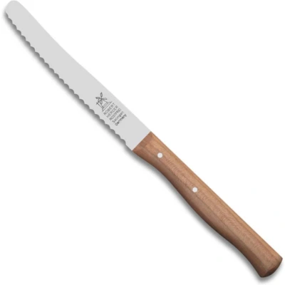 Afbeelding van Robert Herder Tomatenmes RVS Rondspits Lemmet 11 cm Heft Kersenhout