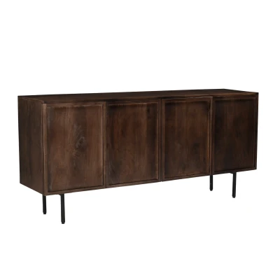 Afbeelding van Livingfurn Dressoir Elan 180x75x40 cm Mangohout