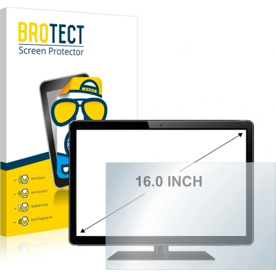 Afbeelding van BROTECT Screenprotector voor Alles in één PC&#039;s met 16 inch Schermen [354 mm x 199 mm, 16:9] Folie Beschermfolie matte