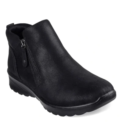 Afbeelding van Skechers Lovely Vibe Enkellaarzen voor dames, zwart.