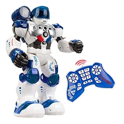 Image de Xtrem Bots Patrol Robot Enfant 5 Ans Et Plus Jouet Garcon Fille Telecommande Robots Électroniques pour Enfants Télécommandé