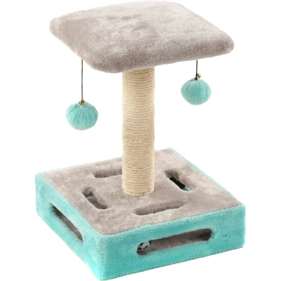 Afbeelding van Krabpaal Cya 1 Turquoise/Grijs