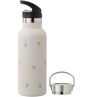 Afbeelding van Fresk rvs thermosfles met extra dop besjes 500 ml