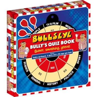 Afbeelding van Includes dartboard, darts and Quiz Book Bullseye: Bully&#039;s