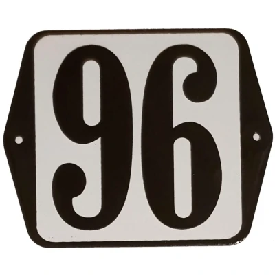 Afbeelding van Huisnummer standaard nummer 96 Warentuin Mix