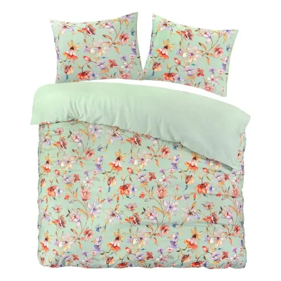 Afbeelding van Papillon Nora Dekbedovertrek Tweepersoons 200x200/220 Groen