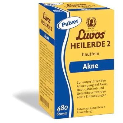 Afbeelding van Luvos Heilerde 2 hoogpolige poeder bij Akne, 480 g