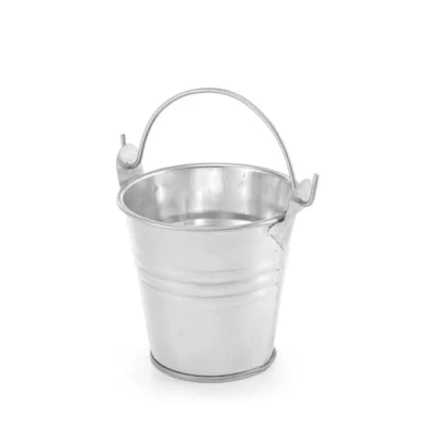 Afbeelding van Hendi Rustieke emmer met handvat gegalvaniseerd staal ⌀70x(H)65mm