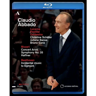 Afbeelding van Lucerne Festival Orchestra, Claudio Abbado Symphony No. 35 / Concert Arias/ Incidental Music to Egmond (Blu ray)