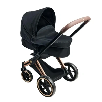 Afbeelding van Corolle 9000141870 Landau 3 en 1 Cybex, Noir, Accessoire, pour Poupons 36 et 42cm, dès ans