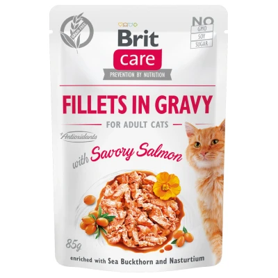 Afbeelding van Brit Care Cat Fillet 85 g Kattenvoer Zalm