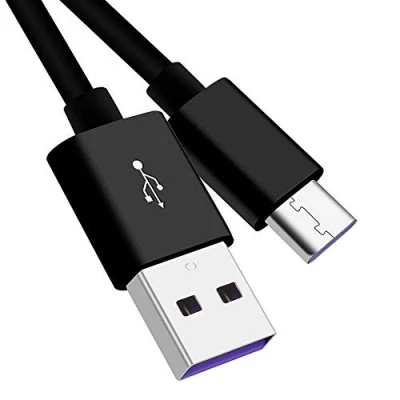 Afbeelding van PremiumCord USB C snellaadkabel, 1 m, super snel opladen, 5 A, 3.1 type stekker naar 2.0 stekker, data en compatibel met apparaten, zwart