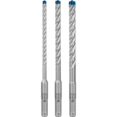 Image de BOSCH 2608900196 Expert SDS plus 7X jeu de forets à percussion 6/8/10 mm 3 pièces
