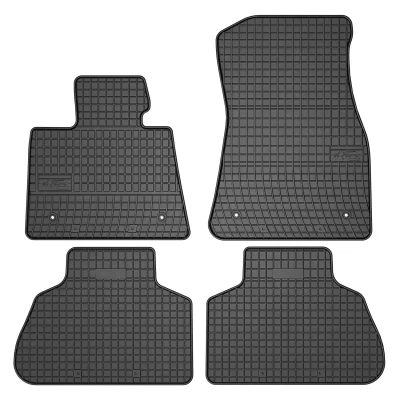 Afbeelding van FROGUM 546856 Vloermatset Rubber voor en achter 4 Zwart Op maat gemaakt BMW: X5