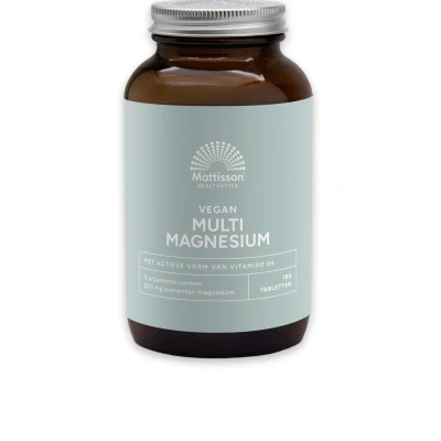 Afbeelding van Mattisson Multi Magnesium 200mg complex 180 tabletten