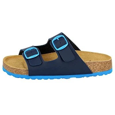 Afbeelding van LICO Pantoffels voor kinderen, Maat: 38, Marine Hoogwaardig imitatieleer