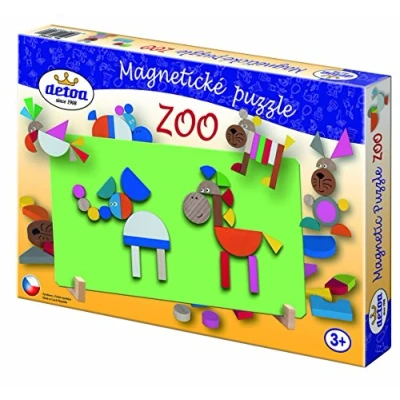 Afbeelding van Detoa Magneetpuzzel Zoo Junior 33,5 X 23 Cm Hout 43 delig