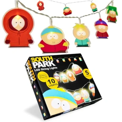 Afbeelding van South Park 10 stuks grappige led lichtsnoeren, 1,65 m, woondecoratie accessoires voor slaapkamer