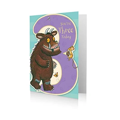 Afbeelding van Gruffalo verjaardagskaart voor 3e verjaardag