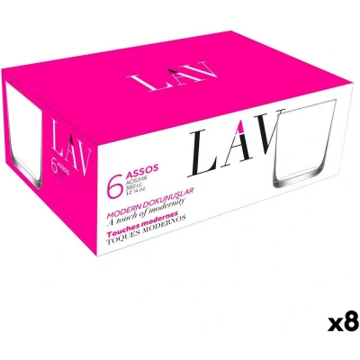Afbeelding van Glazenset LAV Assos 360 ml 6 Onderdelen (8 Stuks)