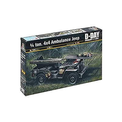 Afbeelding van Italeri 326 4 Ambulance Jeep 1:35