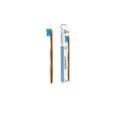 Afbeelding van The Humble Co. Tandenborstel Bamboe Medium Blauw